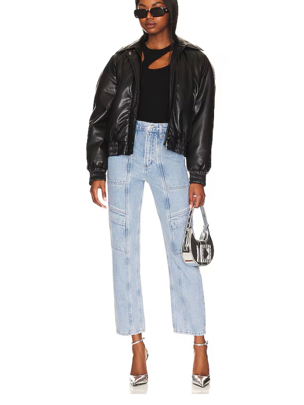 Agolde Light Blue Cooper Carpenter Jeans - Picture 7 of 10